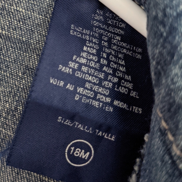 Denim jean jacket medium wash - Picture 3 of 3